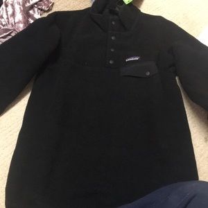 Black Patagonia fleece, never worn!